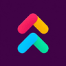 Level Up Strategy Limited logo — two upward rounded chevrons
